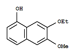 1-Naphthalenol,7-ethoxy-6-methoxy-(9ci)Structure,812646-87-0Structure 1-Naphthalenol,7-ethoxy-6-methoxy-(9ci) Structure,812646-87-0Structure