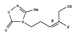 (9ci)-4-[(3e)-4-氟-5-羥基-3-戊烯基]-3-甲基-1,2,4-噁二唑-5(4h)-酮結構式_812675-87-9結構式
