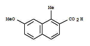 2-Naphthalenecarboxylicacid,7-methoxy-1-methyl-(9ci)Structure,812690-20-3Structure 2-Naphthalenecarboxylicacid,7-methoxy-1-methyl-(9ci) Structure,812690-20-3Structure
