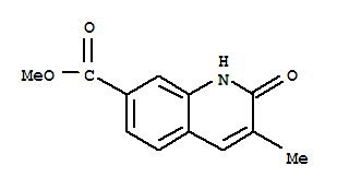 7-Quinolinecarboxylicacid,1,2-dihydro-3-methyl-2-oxo-,methylester(9ci)Structure,813425-28-4Structure 7-Quinolinecarboxylicacid,1,2-dihydro-3-methyl-2-oxo-,methylester(9ci) Structure,813425-28-4Structure