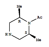 Piperazine,1-acetyl-2,6-dimethyl-,(2r,6s)-rel-(9ci)Structure,813425-63-7Structure Piperazine,1-acetyl-2,6-dimethyl-,(2r,6s)-rel-(9ci) Structure,813425-63-7Structure