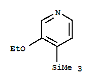 (9CI)-3-乙氧基-4-(三甲基甲硅烷基)-吡啶結(jié)構(gòu)式_81376-87-6結(jié)構(gòu)式