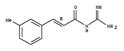 (2e)-(9ci)-n-(氨基亞氨基甲基)-3-(3-甲基苯基)-2-丙酰胺結構式_815585-14-9結構式