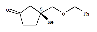 2-Cyclopenten-1-one,4-methyl-4-[(phenylmethoxy)methyl]-,(4s)-(9ci) Structure,815587-17-8Structure