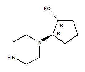 (1R,2R)-2-(哌嗪-1-基)環(huán)戊醇結(jié)構式_815632-26-9結(jié)構式