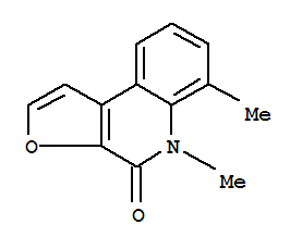 (9ci)-5,6-二甲基-呋喃并[2,3-c]喹啉-4(5h)-酮結(jié)構(gòu)式_816418-42-5結(jié)構(gòu)式