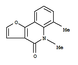 (9ci)-5,6-二甲基-呋喃并[3,2-c]喹啉-4(5h)-酮結構式_816418-43-6結構式