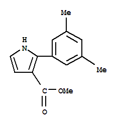 1H-pyrrole-3-carboxylicacid,2-(3,5-dimethylphenyl)-,methylester(9ci)Structure,816458-07-8Structure 1H-pyrrole-3-carboxylicacid,2-(3,5-dimethylphenyl)-,methylester(9ci) Structure,816458-07-8Structure