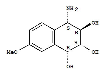 1,2,3-Naphthalenetriol, 4-amino-1,2,3,4-tetrahydro-7-methoxy-, (1r,2r,3r,4s)-(9ci)Structure,817555-60-5Structure 1,2,3-Naphthalenetriol, 4-amino-1,2,3,4-tetrahydro-7-methoxy-, (1r,2r,3r,4s)-(9ci) Structure,817555-60-5Structure