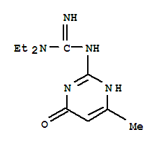 Guanidine, n-(1,4-dihydro-6-methyl-4-oxo-2-pyrimidinyl)-n,n-diethyl-(9ci)Structure,819804-17-6Structure Guanidine, n-(1,4-dihydro-6-methyl-4-oxo-2-pyrimidinyl)-n,n-diethyl-(9ci) Structure,819804-17-6Structure