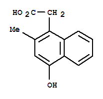 1-Naphthaleneaceticacid,4-hydroxy-2-methyl-(9ci)Structure,820258-42-2Structure 1-Naphthaleneaceticacid,4-hydroxy-2-methyl-(9ci) Structure,820258-42-2Structure