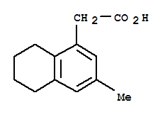 1-Naphthaleneaceticacid,5,6,7,8-tetrahydro-3-methyl-(9ci)Structure,820258-43-3Structure 1-Naphthaleneaceticacid,5,6,7,8-tetrahydro-3-methyl-(9ci) Structure,820258-43-3Structure
