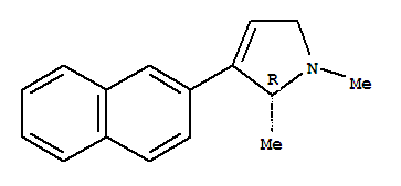 1H-pyrrole,2,5-dihydro-1,2-dimethyl-3-(2-naphthalenyl)-,(2r)-(9ci)Structure,823178-89-8Structure 1H-pyrrole,2,5-dihydro-1,2-dimethyl-3-(2-naphthalenyl)-,(2r)-(9ci) Structure,823178-89-8Structure