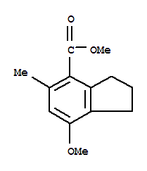 1H-indene-4-carboxylicacid,2,3-dihydro-7-methoxy-5-methyl-,methylester(9ci) Structure,823180-92-3Structure