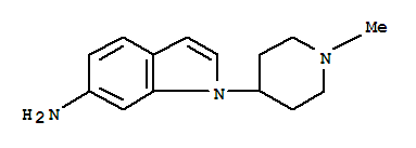 1H-indol-6-amine,1-(1-methyl-4-piperidinyl)-(9ci) Structure,823191-51-1Structure