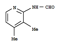 n-(3,4-二甲基-2-吡啶)-甲酰胺結(jié)構(gòu)式_825-48-9結(jié)構(gòu)式