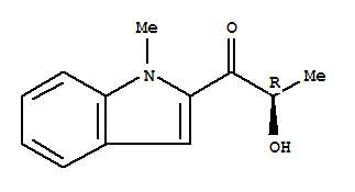 1-Propanone,2-hydroxy-1-(1-methyl-1h-indol-2-yl)-,(2r)-(9ci)Structure,827322-61-2Structure 1-Propanone,2-hydroxy-1-(1-methyl-1h-indol-2-yl)-,(2r)-(9ci) Structure,827322-61-2Structure