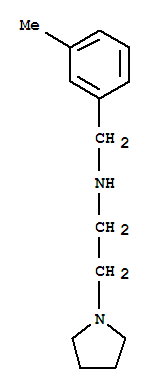 1-Pyrrolidineethanamine,n-[(3-methylphenyl)methyl]-(9ci) Structure,827326-53-4Structure