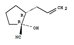 Cyclopentanecarbonitrile,1-hydroxy-2-(2-propenyl)-,(1r,2r)-(9ci)Structure,834885-64-2Structure Cyclopentanecarbonitrile,1-hydroxy-2-(2-propenyl)-,(1r,2r)-(9ci) Structure,834885-64-2Structure