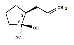 Cyclopentanecarbonitrile,1-hydroxy-2-(2-propenyl)-,(1s,2s)-(9ci)Structure,834885-74-4Structure Cyclopentanecarbonitrile,1-hydroxy-2-(2-propenyl)-,(1s,2s)-(9ci) Structure,834885-74-4Structure