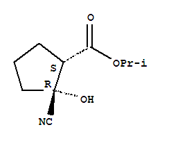 Cyclopentanecarboxylic acid,2-cyano-2-hydroxy-,1-methylethyl ester,(1r,2s)-rel-(9ci)Structure,834885-87-9Structure Cyclopentanecarboxylic acid,2-cyano-2-hydroxy-,1-methylethyl ester,(1r,2s)-rel-(9ci) Structure,834885-87-9Structure