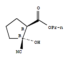 Cyclopentanecarboxylic acid,2-cyano-2-hydroxy-,propyl ester,(1r,2r)-(9ci)Structure,834886-17-8Structure Cyclopentanecarboxylic acid,2-cyano-2-hydroxy-,propyl ester,(1r,2r)-(9ci) Structure,834886-17-8Structure