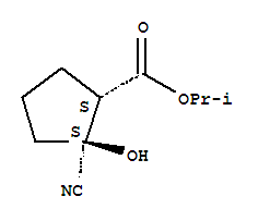 Cyclopentanecarboxylic acid,2-cyano-2-hydroxy-,1-methylethyl ester,(1s,2s)-(9ci)Structure,834886-30-5Structure Cyclopentanecarboxylic acid,2-cyano-2-hydroxy-,1-methylethyl ester,(1s,2s)-(9ci) Structure,834886-30-5Structure