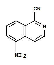 1-Isoquinolinecarbonitrile,5-amino-(9ci)Structure,83562-16-7Structure 1-Isoquinolinecarbonitrile,5-amino-(9ci) Structure,83562-16-7Structure