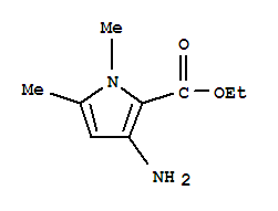 1H-pyrrole-2-carboxylicacid,3-amino-1,5-dimethyl-,ethylester(9ci)Structure,83621-89-0Structure 1H-pyrrole-2-carboxylicacid,3-amino-1,5-dimethyl-,ethylester(9ci) Structure,83621-89-0Structure