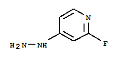 2-氟-4-肼基吡啶結(jié)構(gòu)式_837364-87-1結(jié)構(gòu)式