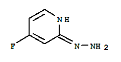4-氟-2-肼基吡啶結(jié)構(gòu)式_837364-92-8結(jié)構(gòu)式