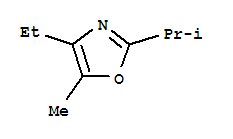 (9ci)-4-乙基-5-甲基-2-(1-甲基乙基)-噁唑結構式_84027-96-3結構式