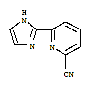 2-Pyridinecarbonitrile,6-(1h-imidazol-2-yl)-Structure,840488-50-8Structure 2-Pyridinecarbonitrile,6-(1h-imidazol-2-yl)- Structure,840488-50-8Structure