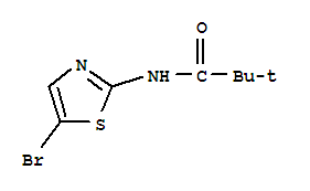 Propanamide,n-(5-bromo-2-thiazolyl)-2,2-dimethyl-Structure,840493-84-7Structure Propanamide,n-(5-bromo-2-thiazolyl)-2,2-dimethyl- Structure,840493-84-7Structure