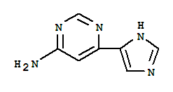 4-Pyrimidinamine,6-(1h-imidazol-4-yl)-(9ci)Structure,840529-38-6Structure 4-Pyrimidinamine,6-(1h-imidazol-4-yl)-(9ci) Structure,840529-38-6Structure