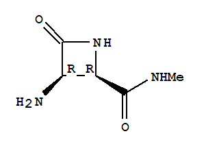 2-Azetidinecarboxamide,3-amino-n-methyl-4-oxo-,cis-(9ci)Structure,84209-05-2Structure 2-Azetidinecarboxamide,3-amino-n-methyl-4-oxo-,cis-(9ci) Structure,84209-05-2Structure