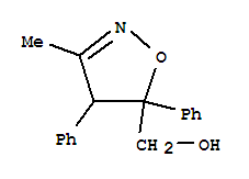 5-Isoxazolemethanol ,4,5-dihydro-3-methyl-4,5-diphenyl-Structure,842163-68-2Structure 5-Isoxazolemethanol ,4,5-dihydro-3-methyl-4,5-diphenyl- Structure,842163-68-2Structure