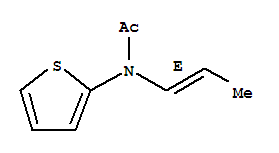 Acetamide,n-(1e)-1-propenyl-n-2-thienyl-(9ci)Structure,845742-88-3Structure Acetamide,n-(1e)-1-propenyl-n-2-thienyl-(9ci) Structure,845742-88-3Structure