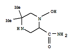 2-Piperazinecarboxamide,1-hydroxy-5,5-dimethyl-(9ci)Structure,845886-05-7Structure 2-Piperazinecarboxamide,1-hydroxy-5,5-dimethyl-(9ci) Structure,845886-05-7Structure