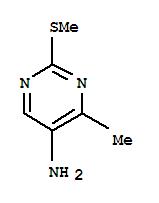 5-Pyrimidinamine,4-methyl-2-(methylthio)-Structure,847139-63-3Structure 5-Pyrimidinamine,4-methyl-2-(methylthio)- Structure,847139-63-3Structure