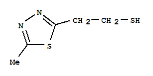 1,3,4-Thiadiazole-2-ethanethiol ,5-methyl-Structure,847155-19-5Structure 1,3,4-Thiadiazole-2-ethanethiol ,5-methyl- Structure,847155-19-5Structure