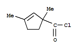 2-Cyclopentene-1-carbonyl chloride, 1,3-dimethyl-(9ci)Structure,84884-05-9Structure 2-Cyclopentene-1-carbonyl chloride, 1,3-dimethyl-(9ci) Structure,84884-05-9Structure