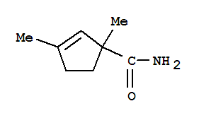 2-Cyclopentene-1-carboxamide,1,3-dimethyl-(9ci)Structure,84884-06-0Structure 2-Cyclopentene-1-carboxamide,1,3-dimethyl-(9ci) Structure,84884-06-0Structure