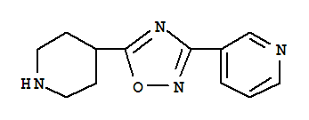 3-[5-(Piperidin-4-yl)-[1,2,4]-oxadiazol-3-yl]-pyridine Structure,849925-01-5Structure