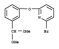 2-Bromo-6-(3-(dimethoxymethyl)-phenoxy)pyridineStructure,850349-88-1Structure 2-Bromo-6-(3-(dimethoxymethyl)-phenoxy)pyridine Structure,850349-88-1Structure