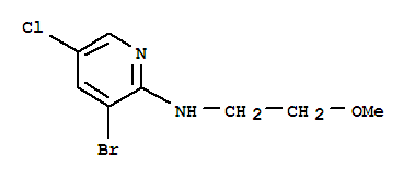 3-Bromo-5-chloro-n-(2-methoxyethyl)pyridin-2-amineStructure,850349-94-9Structure 3-Bromo-5-chloro-n-(2-methoxyethyl)pyridin-2-amine Structure,850349-94-9Structure