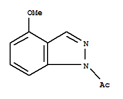 1H-indazole, 1-acetyl-4-methoxy- (9ci) Structure,850363-63-2Structure