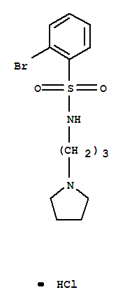 2-Bromo-n-(3-pyrrolidin-1-yl-propyl)-benzenesulfonamide hydrochlorideStructure,850411-15-3Structure 2-Bromo-n-(3-pyrrolidin-1-yl-propyl)-benzenesulfonamide hydrochloride Structure,850411-15-3Structure