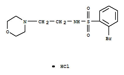 2-Bromo-n-(2-morpholin-4-yl-ethyl)-benzenesulfonamide hydrochlorideStructure,850411-16-4Structure 2-Bromo-n-(2-morpholin-4-yl-ethyl)-benzenesulfonamide hydrochloride Structure,850411-16-4Structure