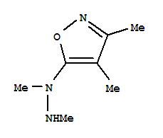 Isoxazole, 5-(1,2-dimethylhydrazino)-3,4-dimethyl-(9ci)Structure,85053-79-8Structure Isoxazole, 5-(1,2-dimethylhydrazino)-3,4-dimethyl-(9ci) Structure,85053-79-8Structure